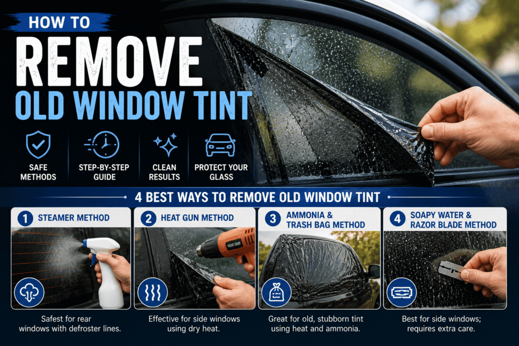 how to remove old window tint