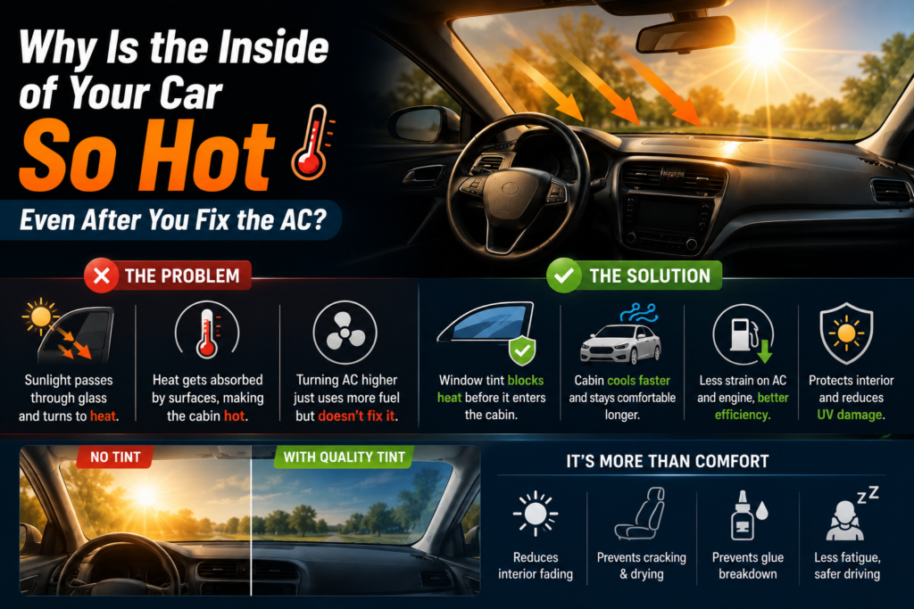 Why Is the Inside of Your Car So Hot Even After You Fix the AC