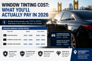 Window Tinting Cost